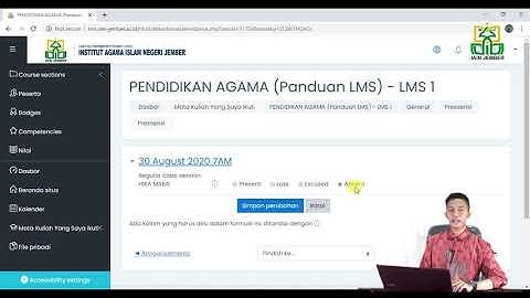 Learning Manajemen System (LMS) IAIN Jember