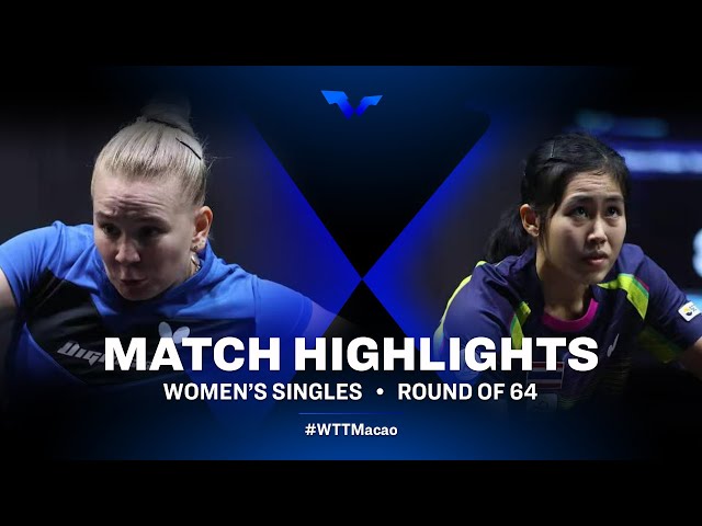 Yana Noskova vs Sawettabut Suthasini | WTT Star Contender Doha 2021 | WS | R64 Highlights class=