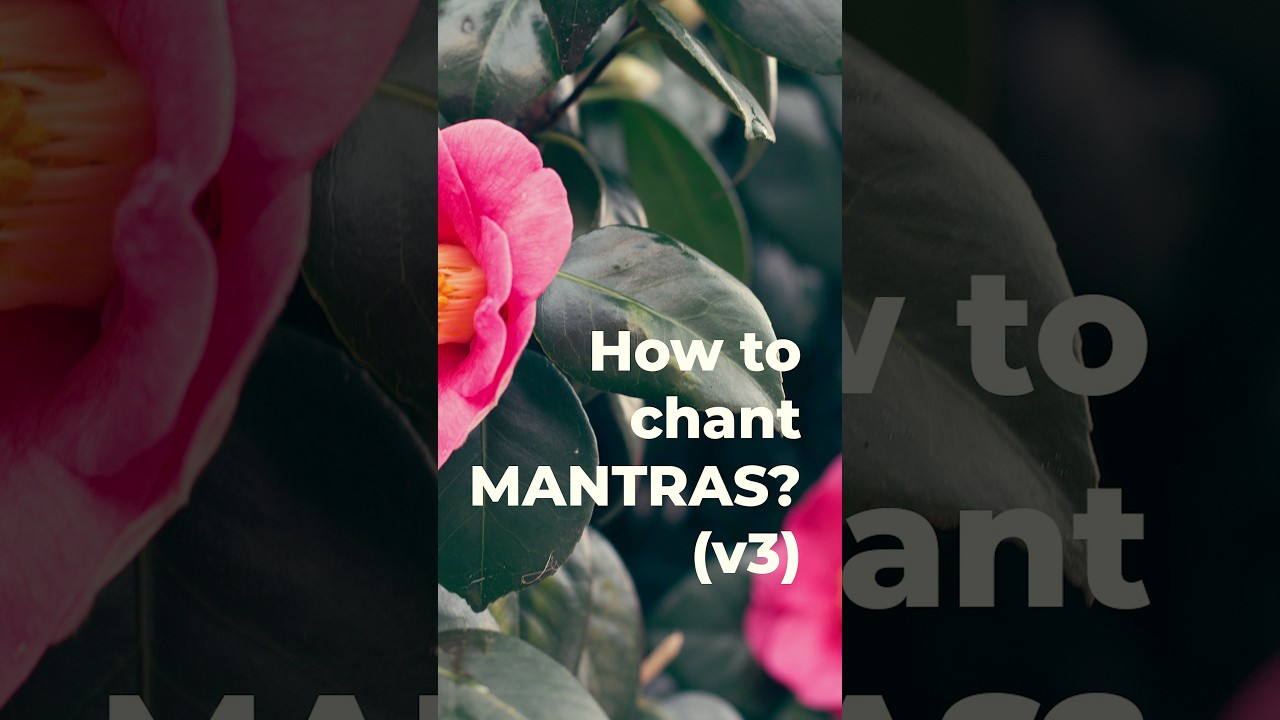 How to chant mantras - Variant 3 #mantrameditation #mantras #sanskritmantras