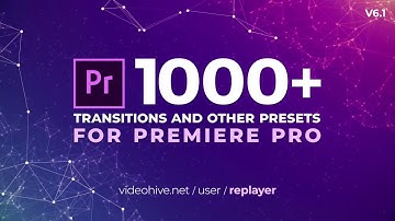1000+ Seamless Transitions Review and Tutorial | Adobe Premiere Pro CC