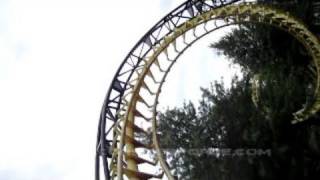 Canobie Corkscrew Front Seat on-ride HD POV Canobie Lake Park
