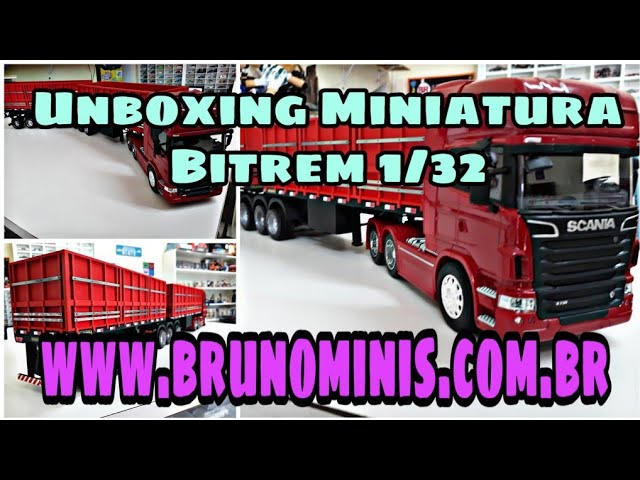 Scania + Bitrem em miniatura  Com certeza essa será a miniatura