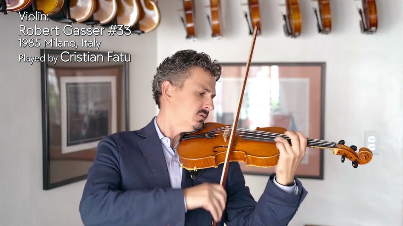 Robert Gasser Violin #33, Milano, 1985 / Cristian Fatu / at the Metzler Violin Shop