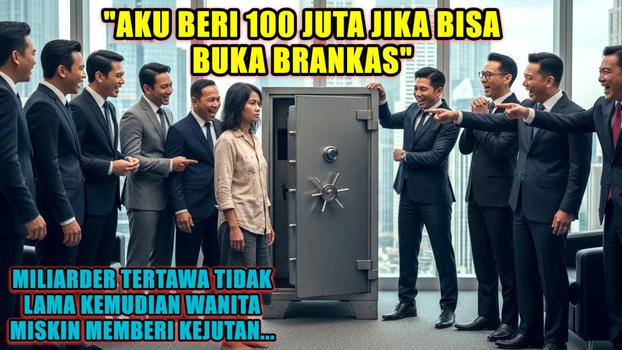 AKU BERI 100 JUTA JIKA KAU BUKA BRANKAS”—MILIARDER TERTAWA, WANITA MISKIN MENGEJUTKAN