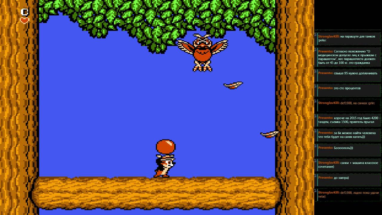 Dendy игры Chip and Dail