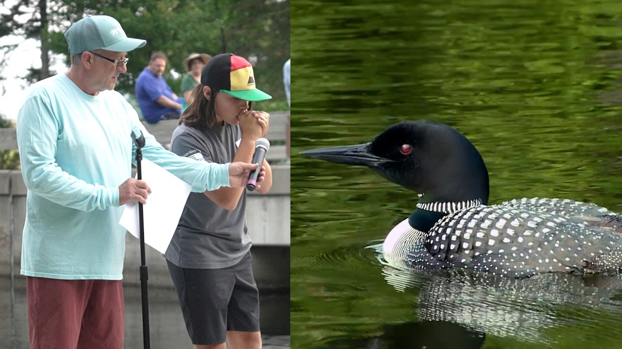 Loon Callers Young And Old Try To Make Their Best Bird Sounds