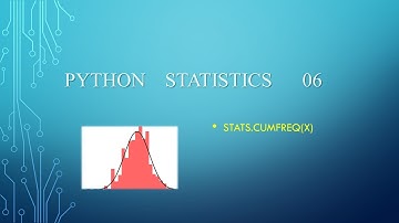 累积分布函数CDF的计算以及绘图——Python统计06——Python程序设计系列 109