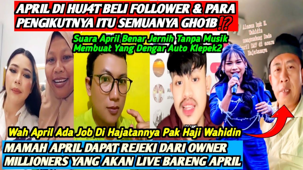 HEBOH‼️APRIL DI HUJ4T KARENA FOLLOWERSNYA BANYAK⁉️MAMA APRIL KOC4K BANGET BARENG RARA❗APRIL BINTANG🔥
