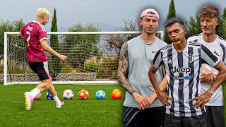 MULTIBALL ONLY NET CHALLENGE vs PRO SOCCER PLAYERS
