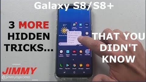 3 MORE Hidden Tricks | Galaxy S8/S8+ YOU DIDN