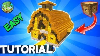 Minecraft – how to transform a 5x5 house into a Barn in creative with tips and tricks to build along block by block. Creative build 