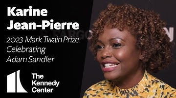 Karine Jean Pierre - 2023 Mark Twain Prize Red Carpet (Adam Sandler)
