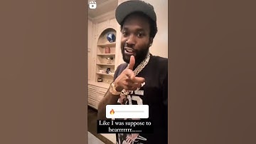 Meek Mill Previewing New Song Snippet 🎶