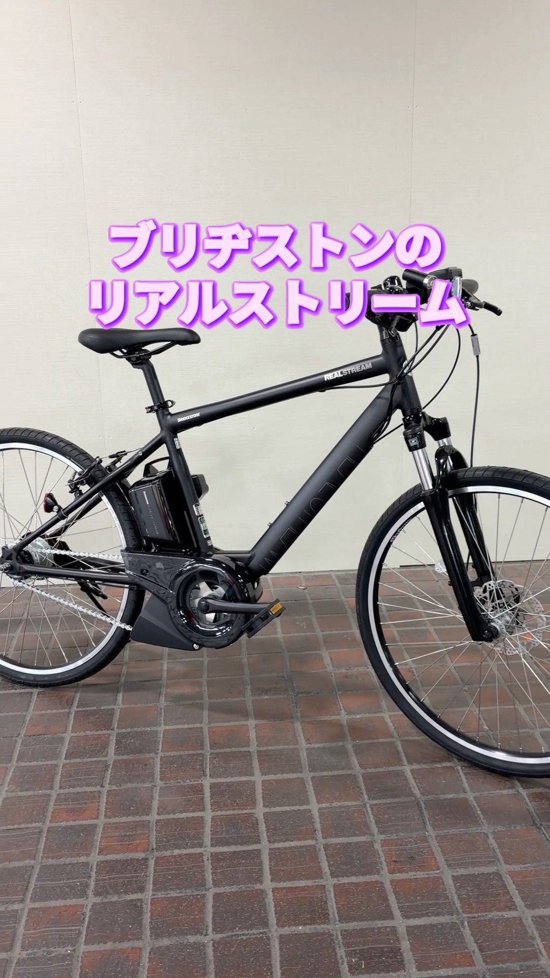 ブリヂストン リアルストリーム。スポーティな電動アシスト自転車。多