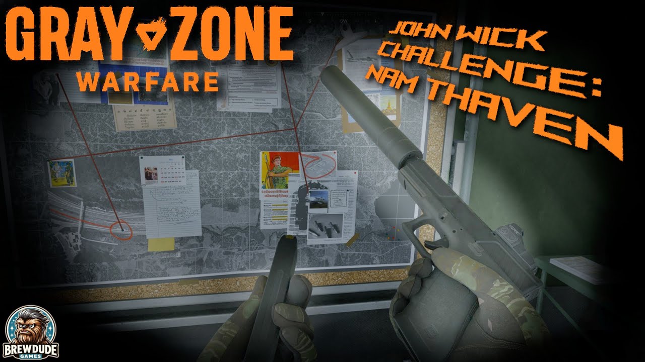 Gray Zone Warfare | John Wick Challenge (Pistol Only) | Nam Thaven