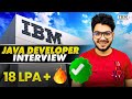 IBM Java Developer Interview Experience &amp; Questions