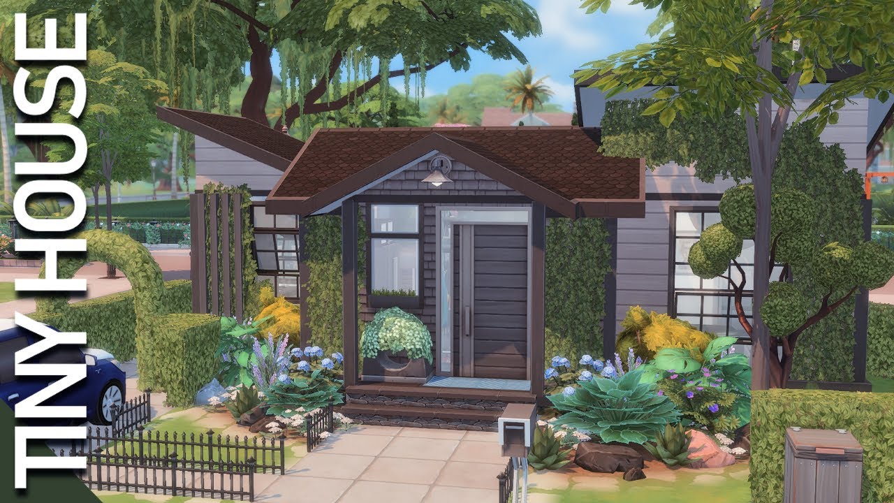 BUSINESS PERSON TINY HOUSE || The Sims 4: Speed Build - YouTube