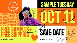 October PINCHme Sample Tuesday Unboxing