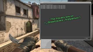 Bullet tracers OFF vs Bullet tracers ON (CS:GO)
