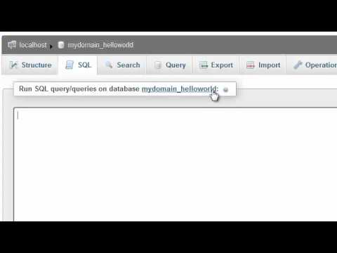 How to run SQL queries in phpMyAdmin - Hostgator