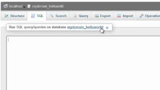 How to run SQL queries in phpMyAdmin - Hostgator