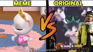 dulugdugdag dulugdugdag naik motor ke banjaran Meme VS Original (kicau-kicau mania) 😹