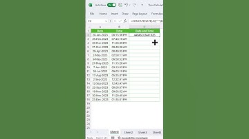 Excel Time Hack: Combine Date and Time like a PRO! 🚀#shorts