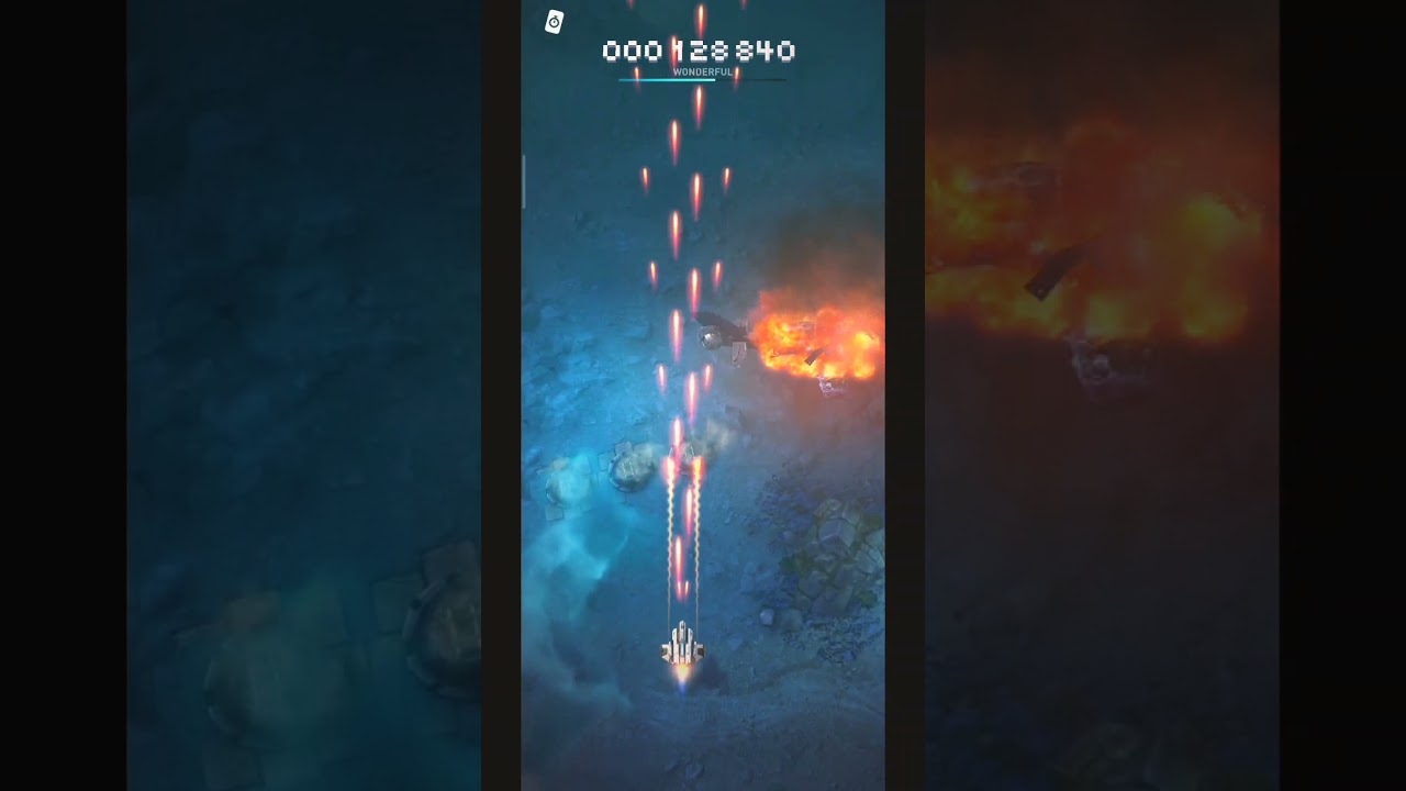 Stage 2 Boss Battle Insane Level no Damage - Sky Force Reloaded