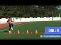 Football coaching video - soccer drill - ladder coordination (Brazil) 9