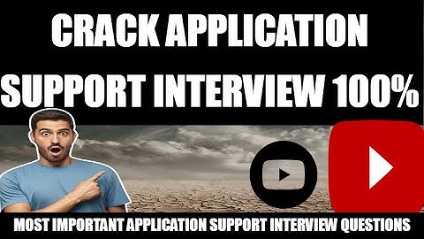 Application Support Interview questions and Answers in 2023 | Application Support interview question