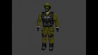(Long, no comment) Modeling a low poly soldier