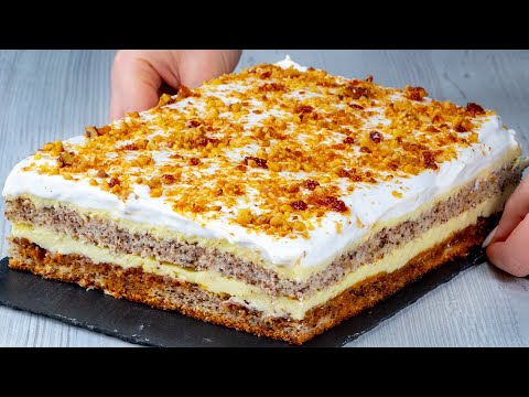 Vidéo: Gâteau Au Miel Et Aux Noix Avec Crème Au Beurre