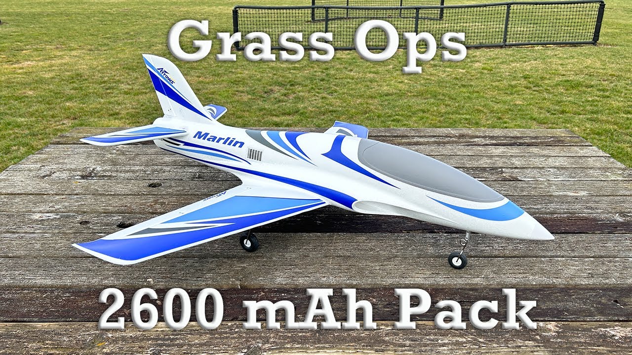 Thick Grass OPS? | Arrows RC Marlin 64mm EDF Sport Jet | HRB 2600