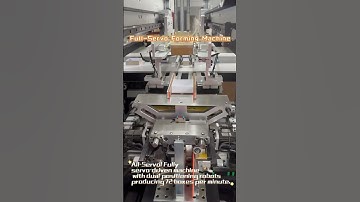 All-Servo! The fully automatic box-making machine is entirely servo-driven