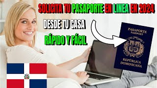 Como Solicitar Pasaporte Dominicano En Linea En 2024 Desde Mi Celular Sin Salir De Casa