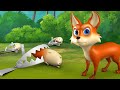 Fox Tail Cut Story in Bengali - শিয়াল এবং কাটা লেজ বাংলা গল্প 3D Animated Kids Moral Stories Tales