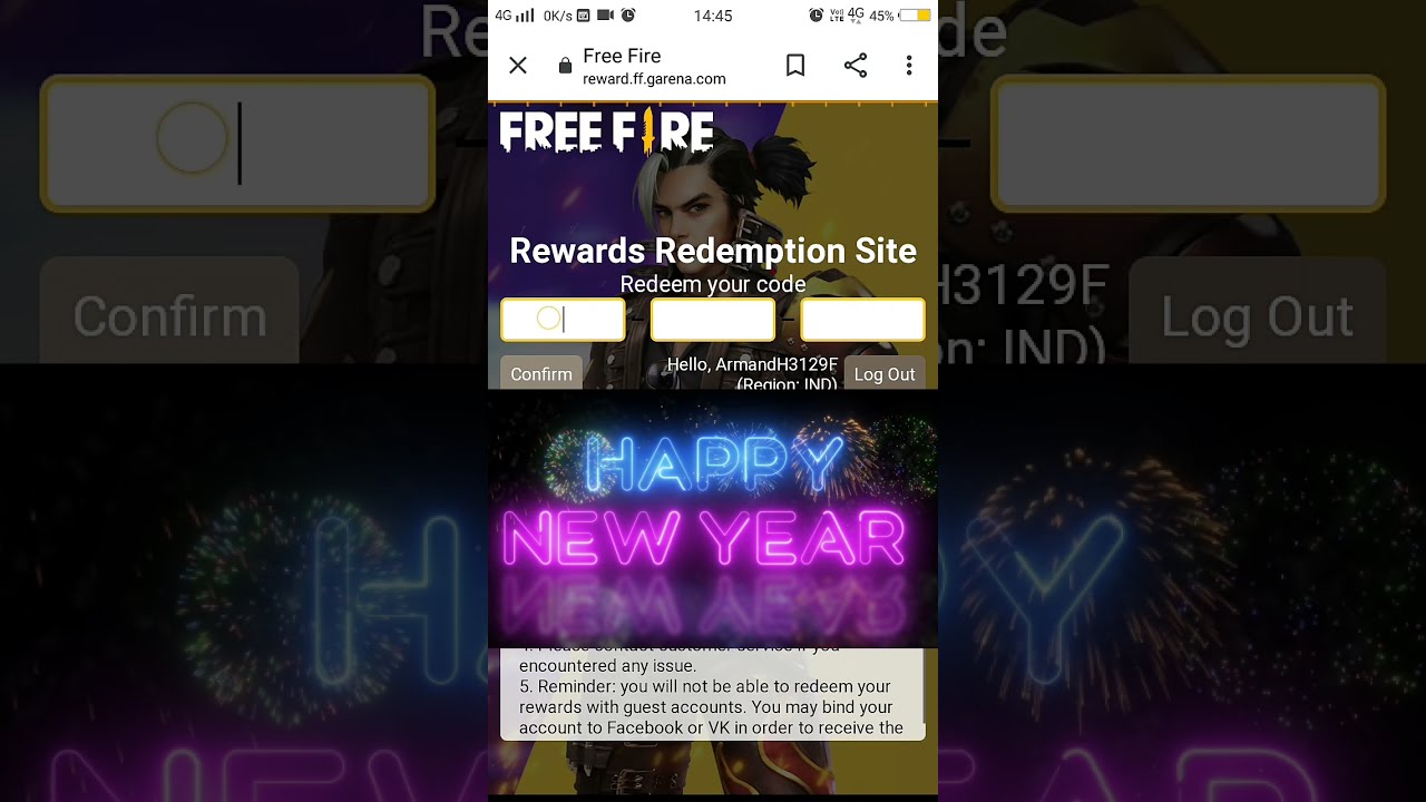 HAPPY NEW YEAR REDEEM CODE 2022 😍 -para SAMSUNG,A3,A5,A6,A7,J2,J5,J7,S 5,56,S7,59,A10,A20,A30,A50
