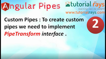 Angular 7/8 Custom Pipes | Angular Custom Filters