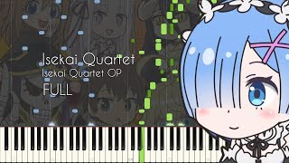 [FULL] Isekai Quartet - Isekai Quartet OP - Piano Arrangement [Synthesia] chords