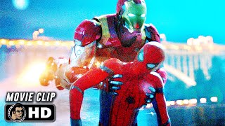 Iron Man Saves Spider Man Scene | SPIDER MAN HOMECOMING (2017) Tom Holland, Movie CLIP HD
