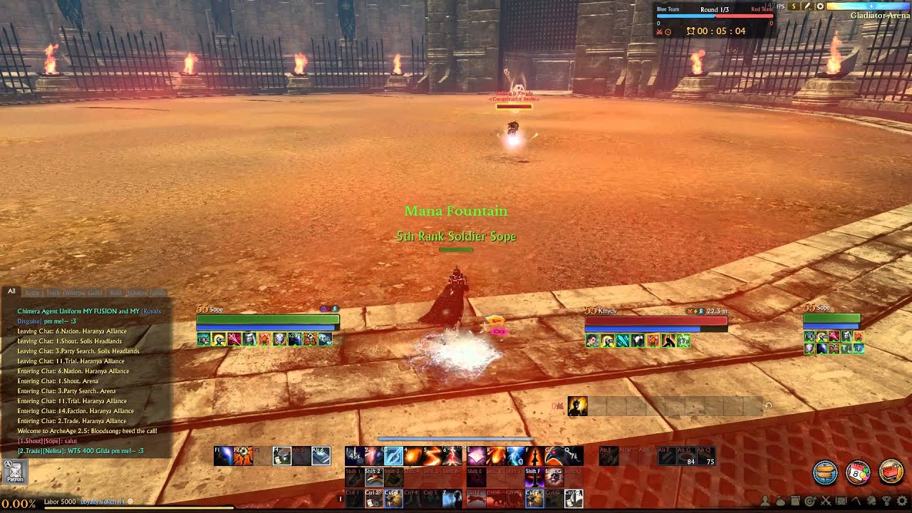 ArcheAge Kyrios  PVP REAPER vs Darkrunner