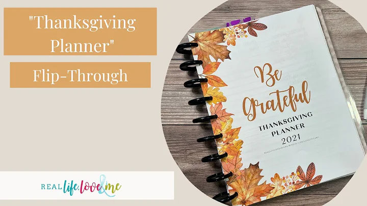 Get Organized for Thanksgiving | Printable Planner 2021