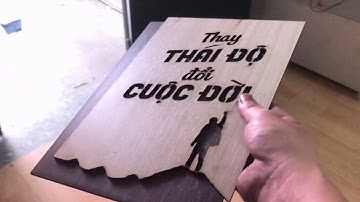 Gia công cắt tranh động lực bằng máy laser + file tải miễn phí