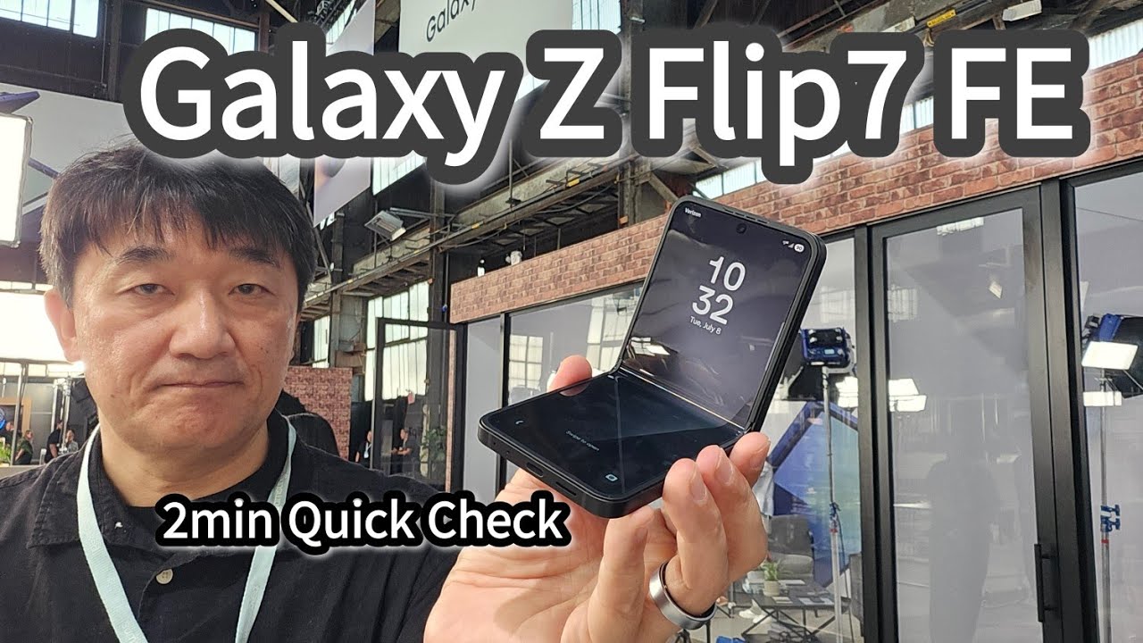Galaxy Z Flip7 FEをチェック。Galaxy Z Flip6のマイナーチェンジ