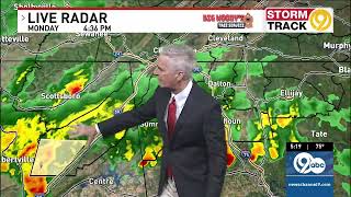Off and On Pattern of Showers & Storms Continues For The Tennessee Valley (5/25/26)