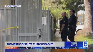 Domestic dispute turns deadly in Beverly Grove