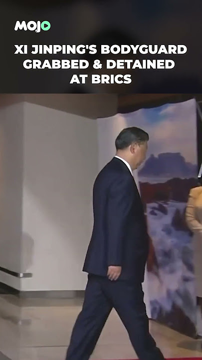 Viral Video: Xi Jinping's Bodyguard Grabbed & Detained As He Tries To Enter BRICS Summit #shorts