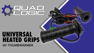 (100-5485) Universal ATV Heated Grips w/ Thumbwarmer