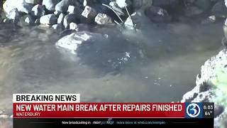 BREAKING: Waterbury dealing with 2nd water main break this week