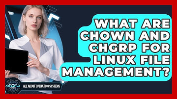 What Are Chown And Chgrp For Linux File Management? | All About Operating Systems News